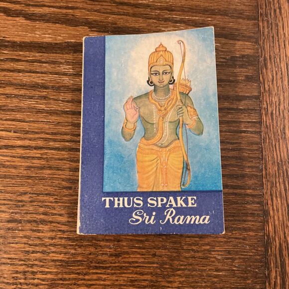 Accents | Thus Spake Sri Rama Pub Sri Ramakrishna Math Pb 1972 Pocket ...